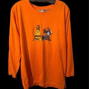 Malarkey Womens Halloween Long Sleeve TShirt Size L Pre Owned